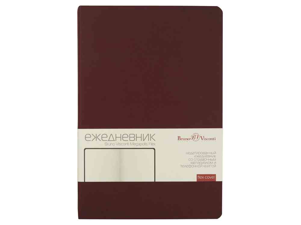 Ежедневник недатированный А5 Megapolis Velvet Flex №1