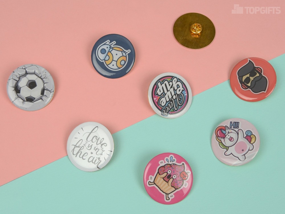 Значок металлический Круг - 6