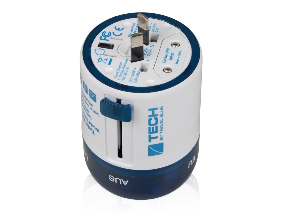 Адаптер с 2-мя USB-портами Twist & Slide - 4