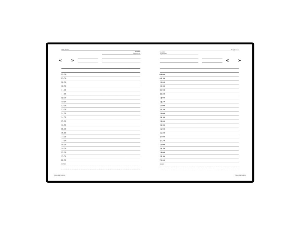 Ежедневник недатированный А6 Бумвинил - 2