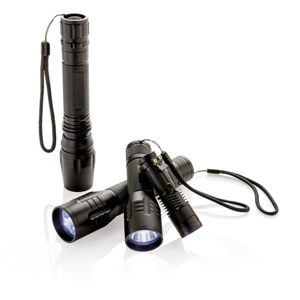Карманный фонарик CREE, 3W, черный - 7