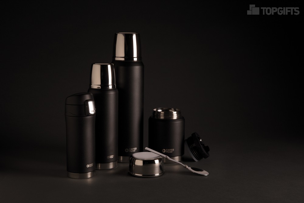 Вакуумный термос Elite с внутренним медным покрытием, 0,5 л, черный - 12