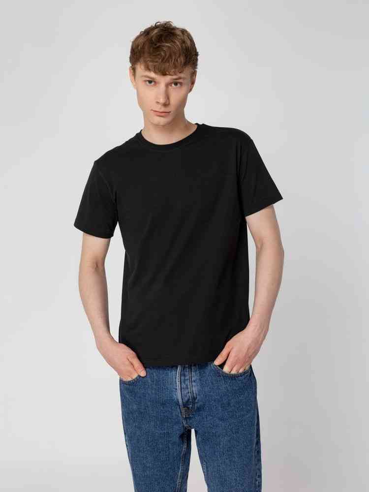 Футболка унисекс T-Bolka 160, черная - 5