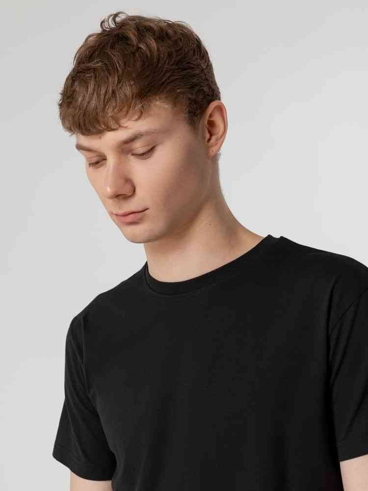 Футболка унисекс T-Bolka 160, черная - 7