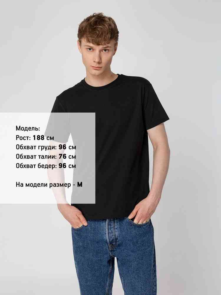 Футболка унисекс T-Bolka 160, черная - 4
