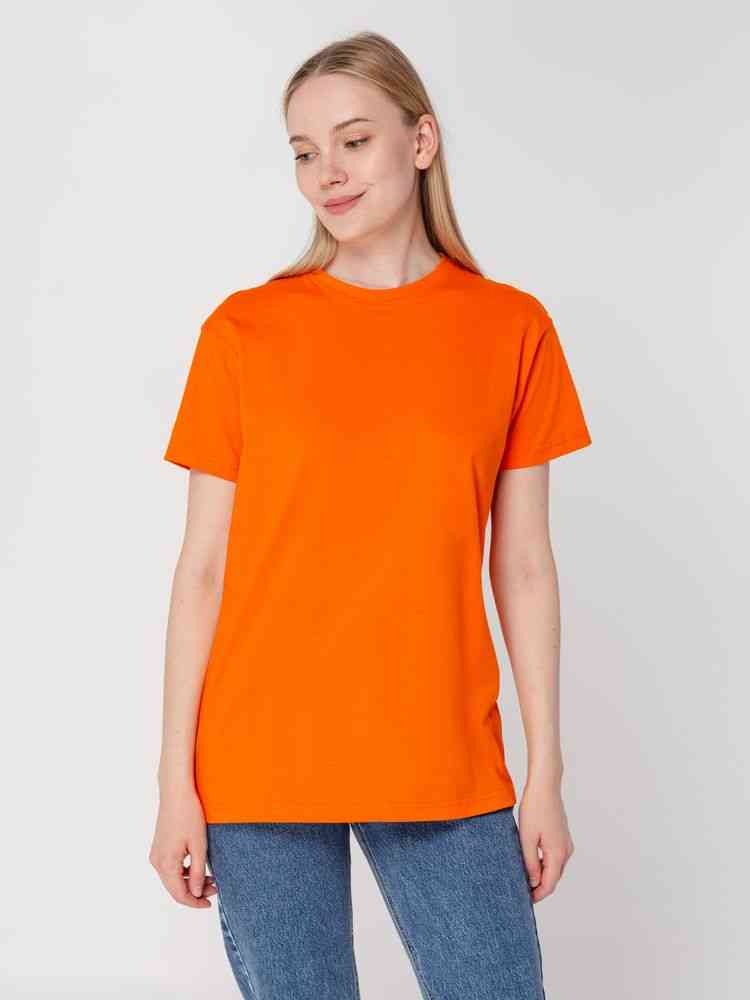 Футболка унисекс T-Bolka 160, оранжевая - 8