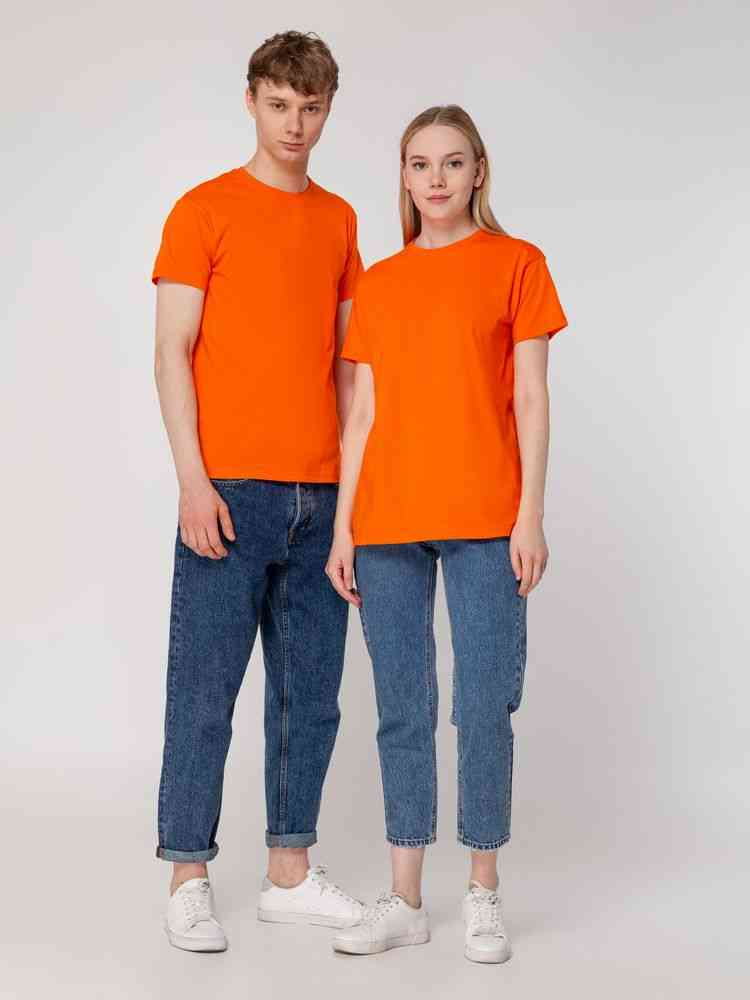 Футболка унисекс T-Bolka 160, оранжевая - 11