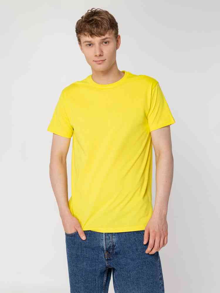 Футболка унисекс T-Bolka 160, желтая - 6