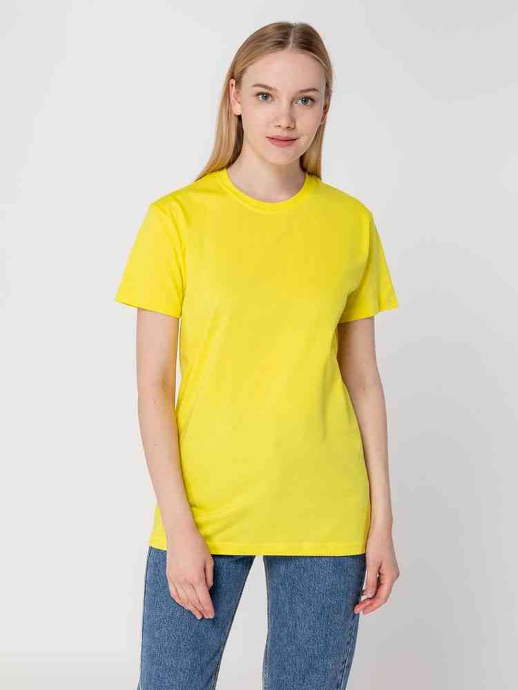 Футболка унисекс T-Bolka 160, желтая - 9