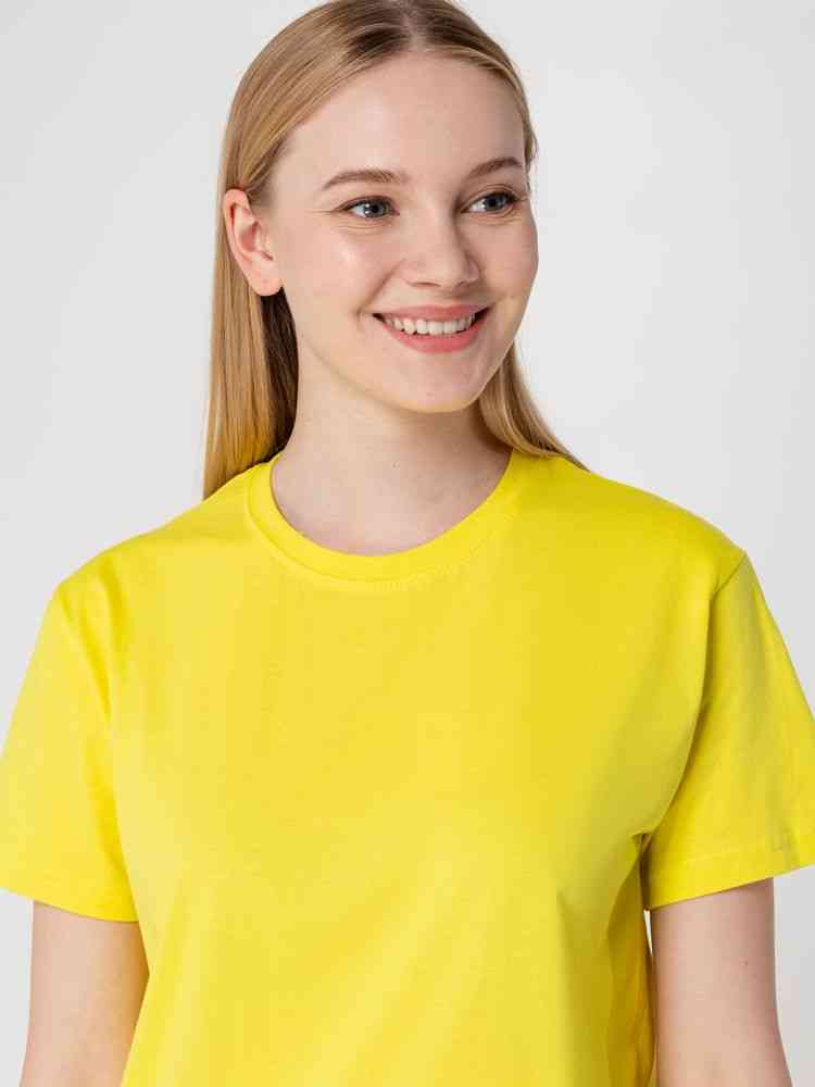 Футболка унисекс T-Bolka 160, желтая - 11