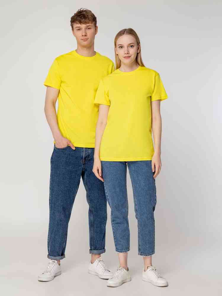 Футболка унисекс T-Bolka 160, желтая - 12