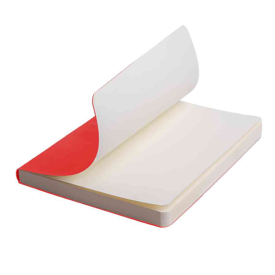 Ежедневник недатированный Tony, А5, красный, кремовый блок в линейку - 4