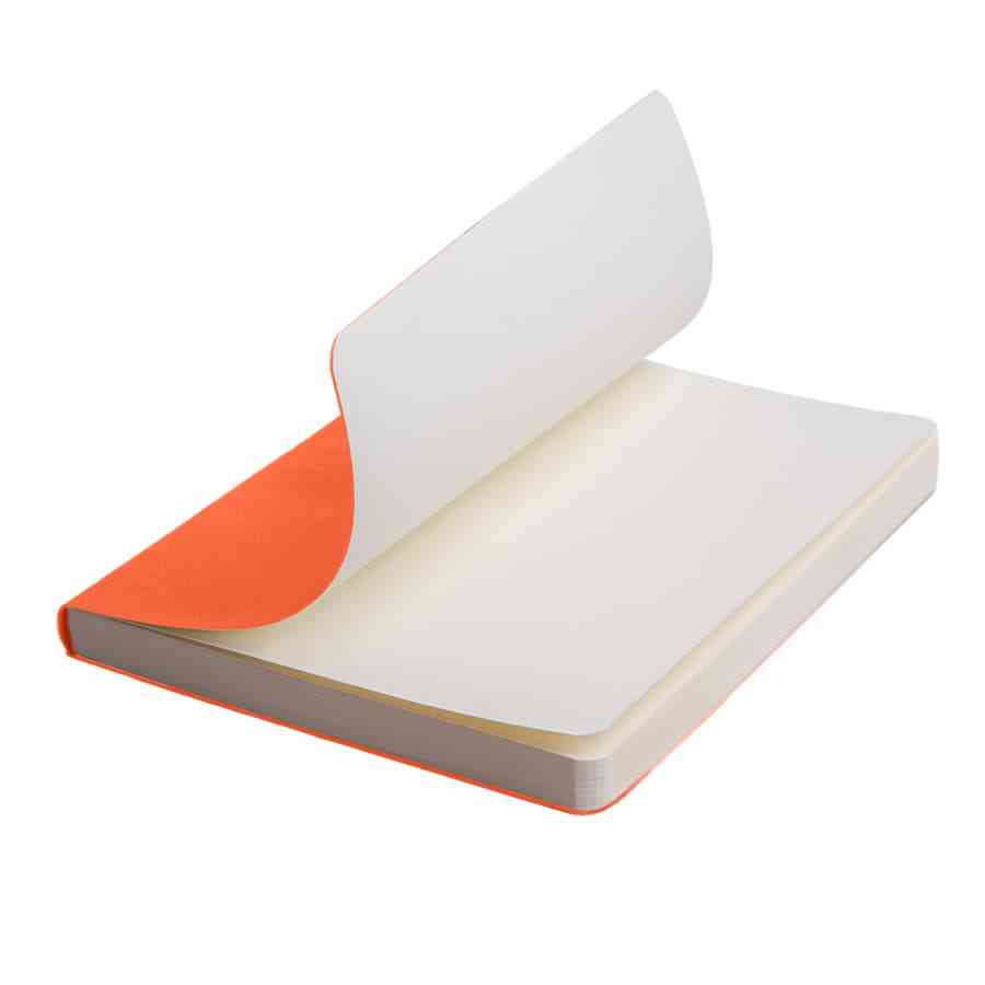 Ежедневник недатированный Tony, А5, оранжевый, кремовый блок в линейку - 4