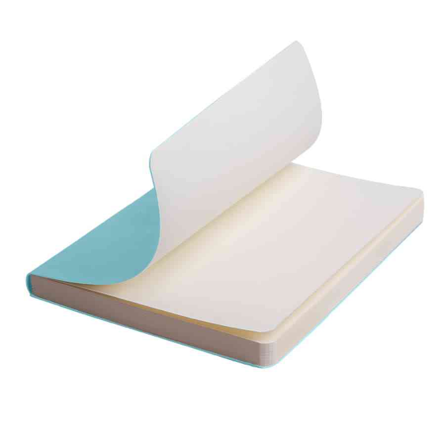 Ежедневник недатированный Tony, А5, светло-голубой, кремовый блок в линейку - 4