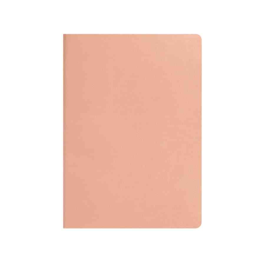 Ежедневник недатированный Tony, А5, светло-розовый, кремовый блок в линейку - 2