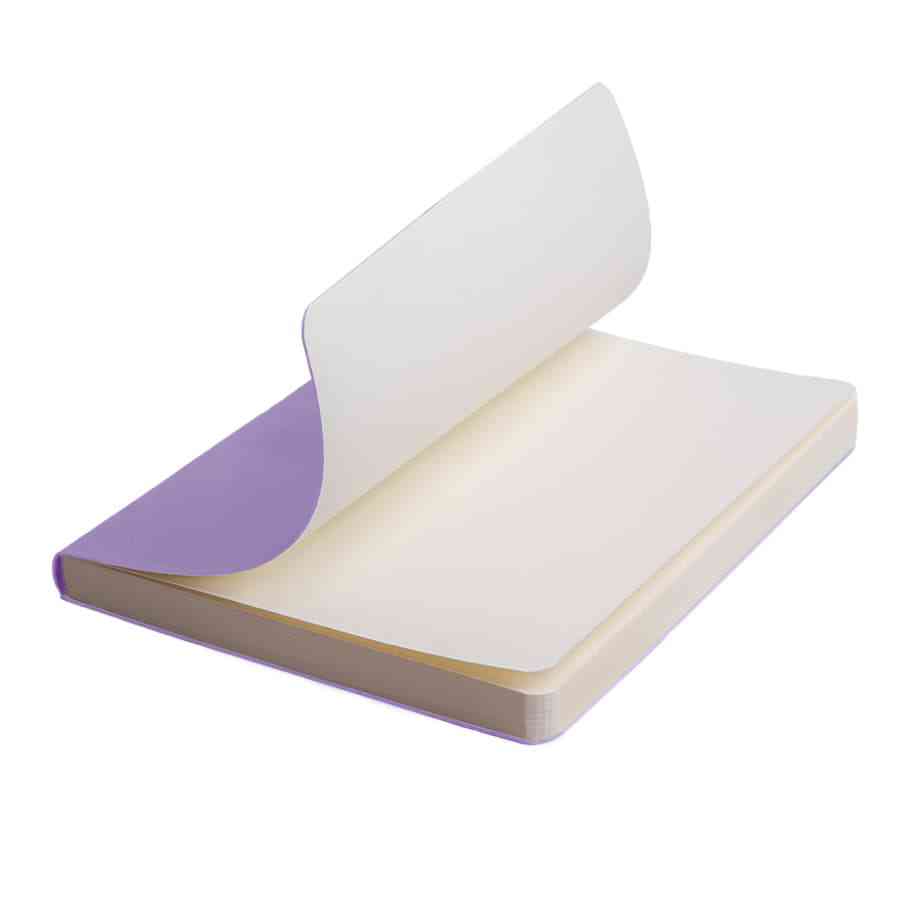 Ежедневник недатированный Tony, А5, сиреневый, кремовый блок в линейку - 4