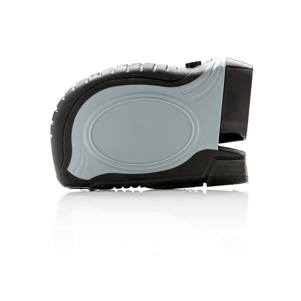 Рулетка с фонариком 2-в-1, серый - 5