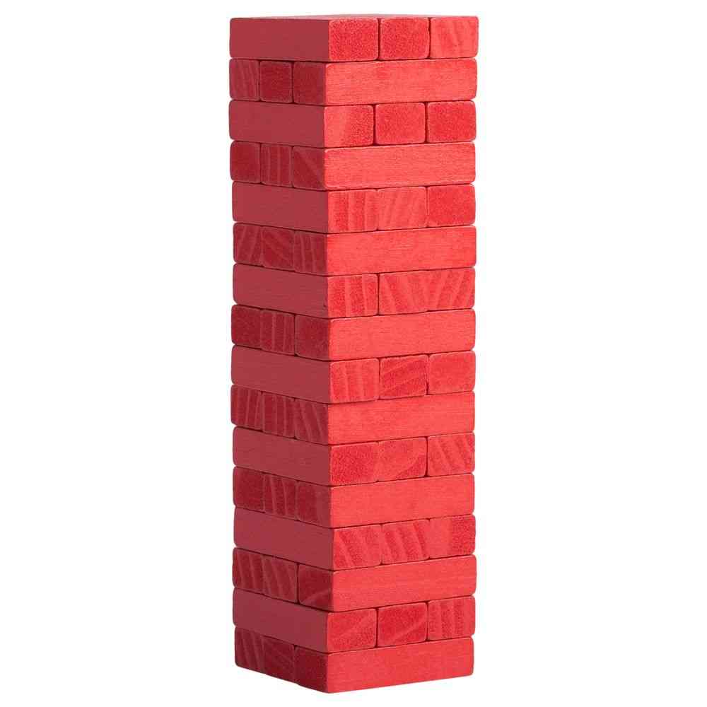 Игра «Деревянная башня мини», красная - 2