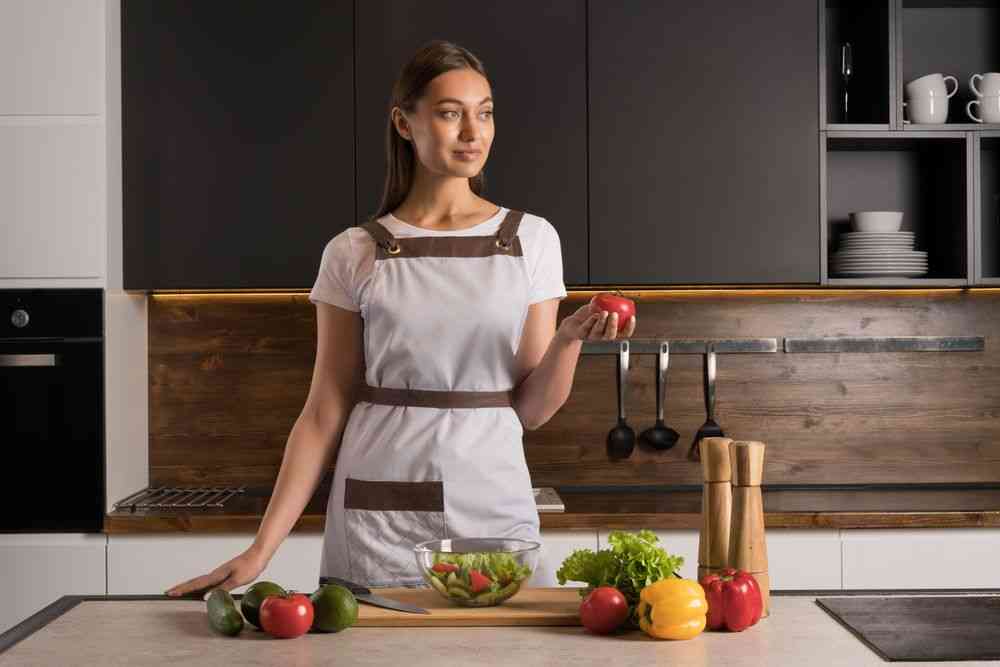 Фартук Keep Palms, серо-голубой - 6