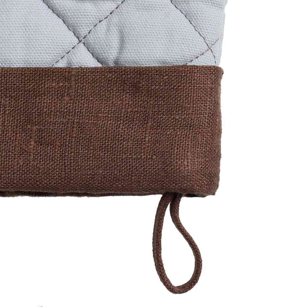 Прихватка-рукавица Keep Palms, серо-голубая - 2