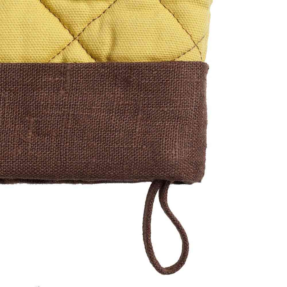 Прихватка-рукавица Keep Palms, горчичная - 2