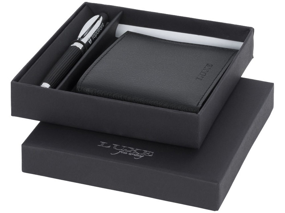 Подарочный набор: ручка шариковая, портмоне - 5