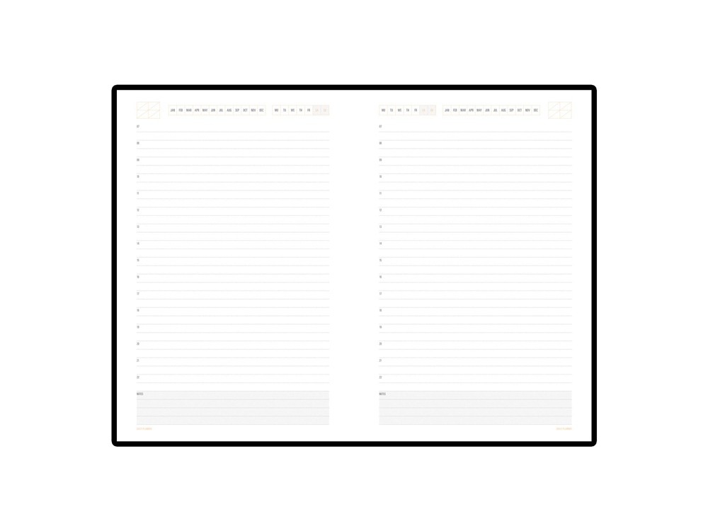 Ежедневник недатированный А5 Mercury - 2