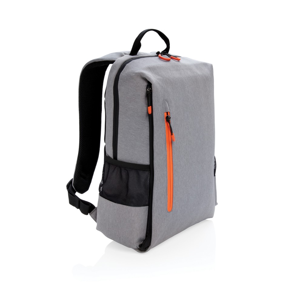 Рюкзак для ноутбука Lima 15" с RFID защитой и разъемом USB, серый