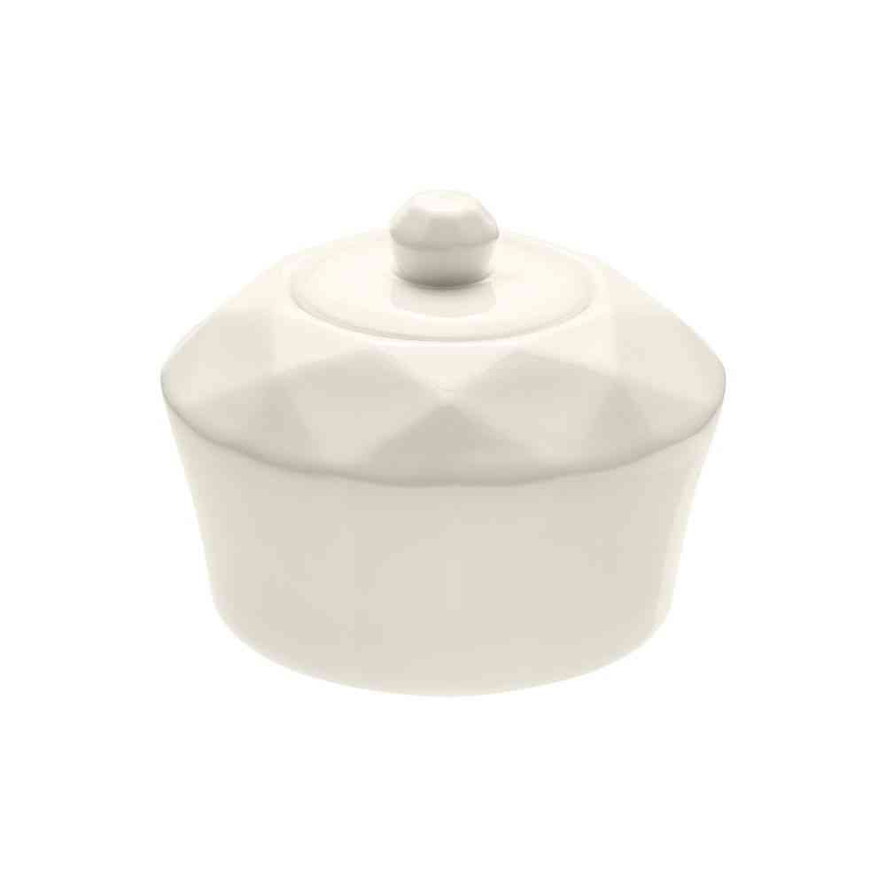 Сахарница Diamante Bianco, белая - 3