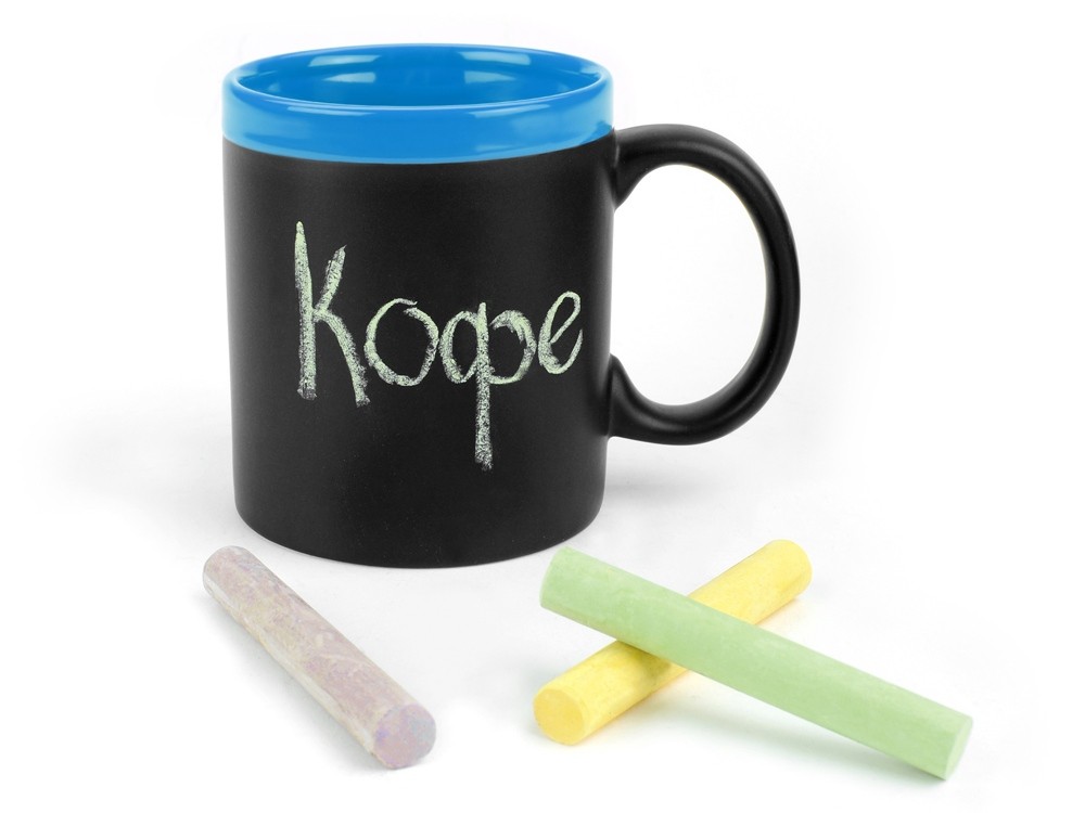 Кружка с покрытием для рисования мелом Да Винчи - 2