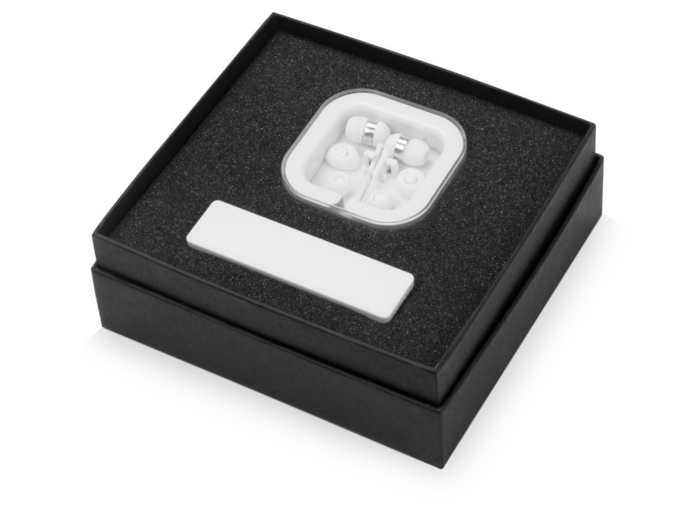 Подарочный набор Non-stop music с наушниками и зарядным устройством - 2