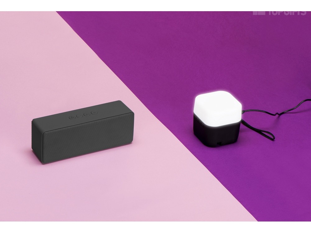 Портативная колонка Bar со стереодинамиками, soft touch - 9