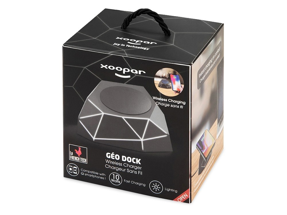 Док-станция с быстрой беспроводной зарядкой Geo Dock - 12