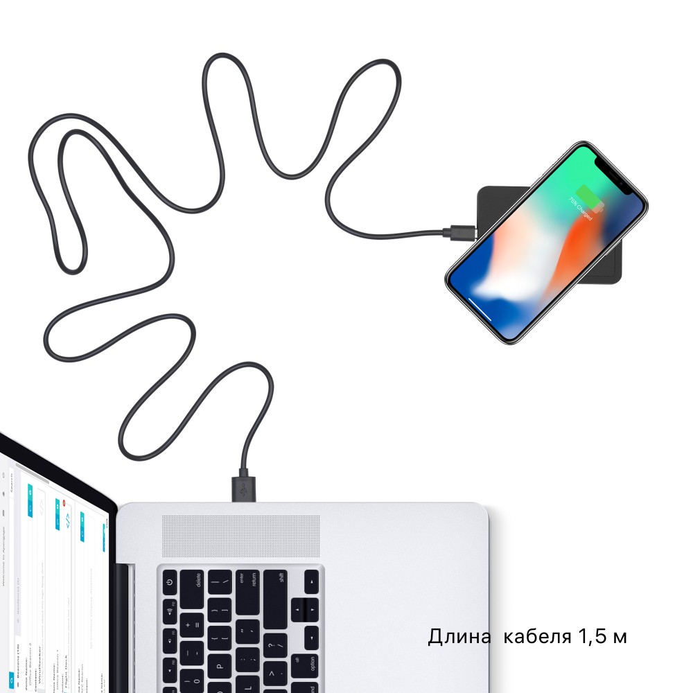 Настольное беспроводное зарядное устройство "Touchy" - 2