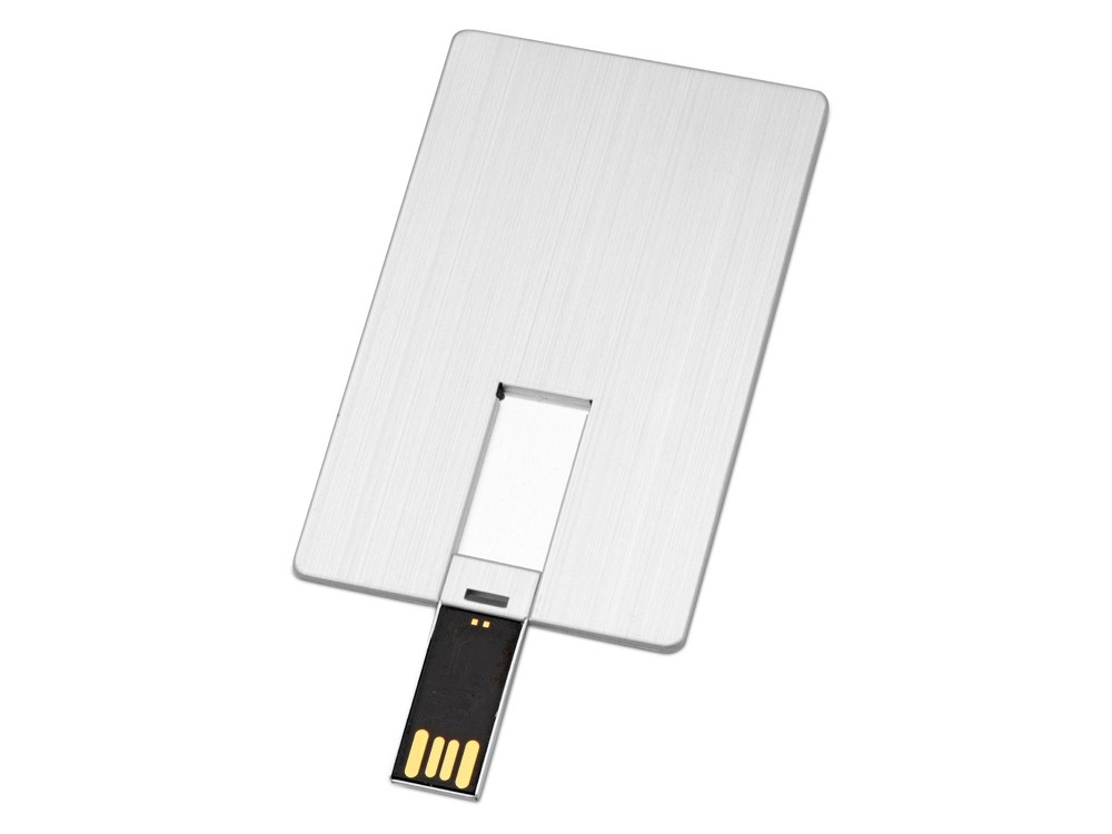 USB-флешка на 16 Гб Card Metal в виде металлической карты - 2