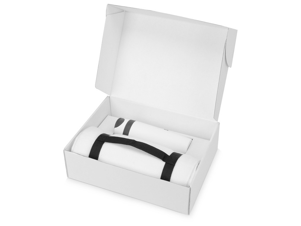 Подарочный набор Cozy с пледом и термокружкой - 2