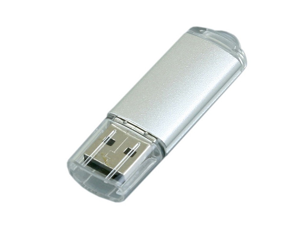 USB 2.0- флешка на 16 Гб с прозрачным колпачком - 3