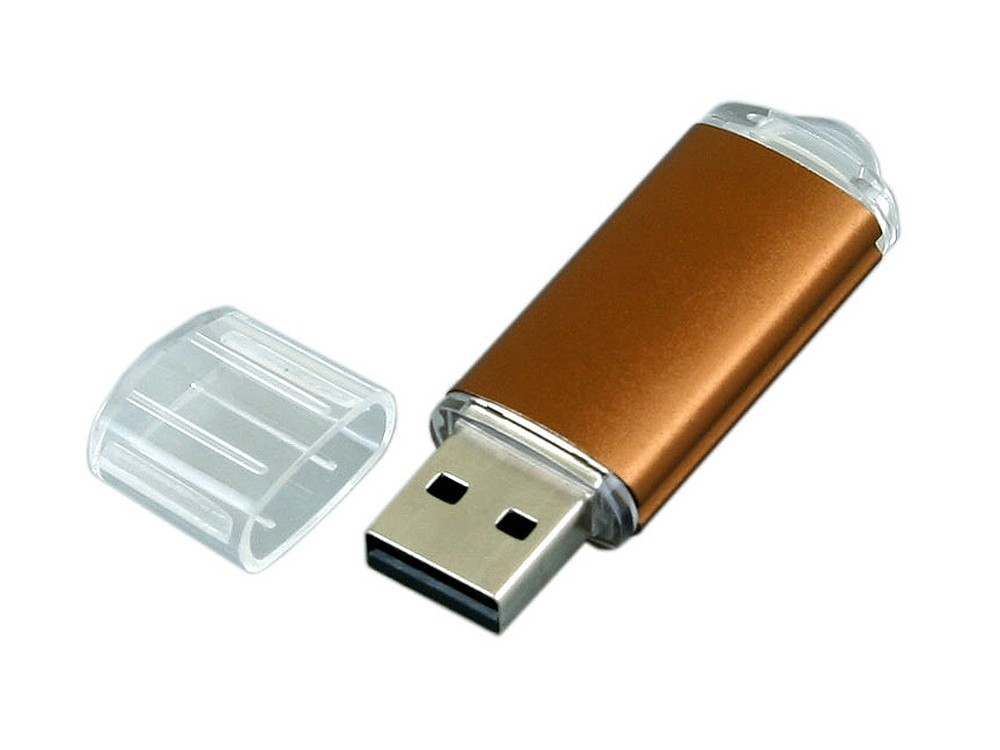 USB 2.0- флешка на 16 Гб с прозрачным колпачком - 2
