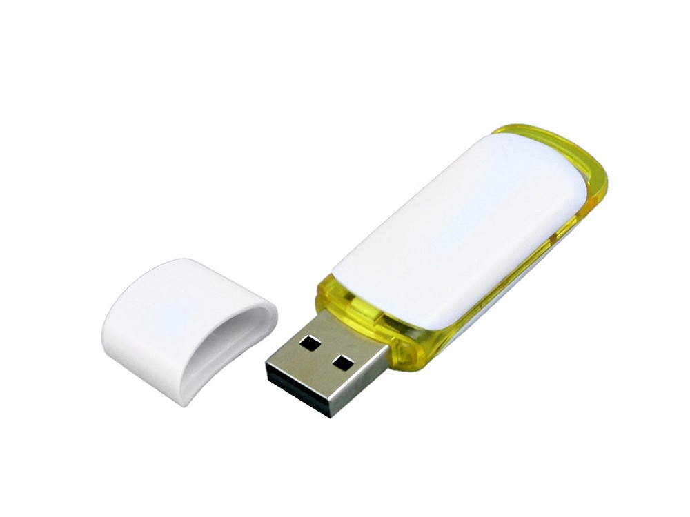 USB 2.0- флешка на 16 Гб с цветными вставками - 2