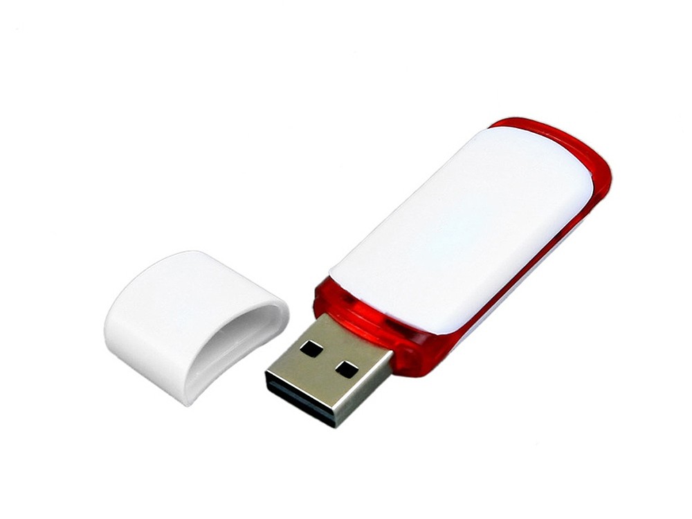 USB 2.0- флешка на 16 Гб с цветными вставками - 2