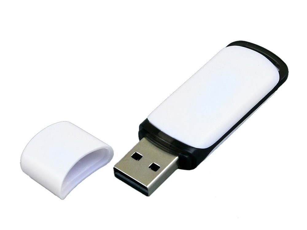 USB 2.0- флешка на 16 Гб с цветными вставками - 2
