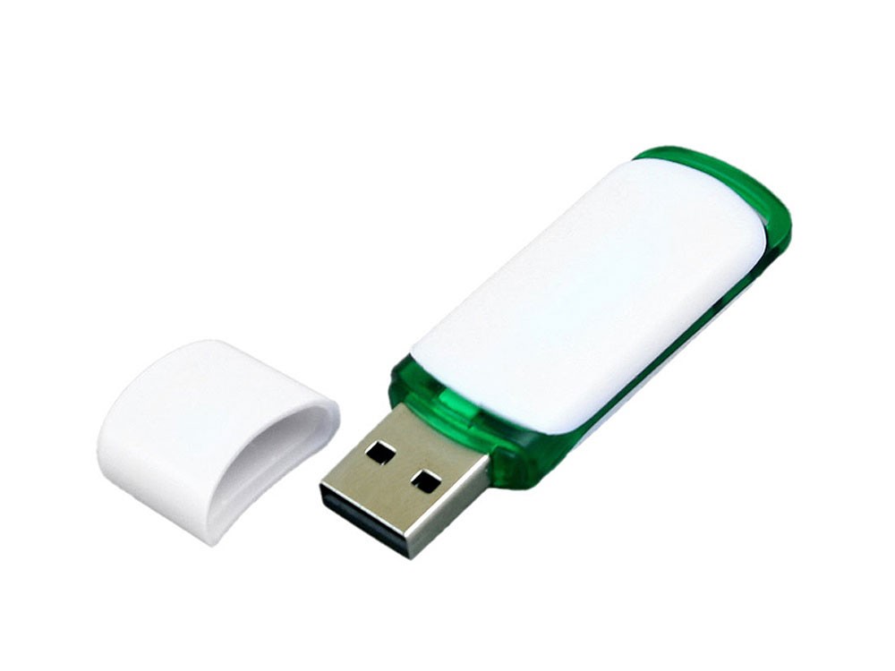 USB 2.0- флешка на 64 Гб с цветными вставками - 2