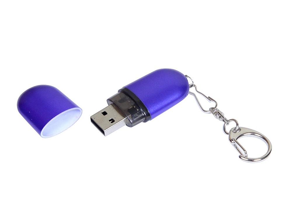 USB 2.0- флешка промо на 64 Гб каплевидной формы - 2