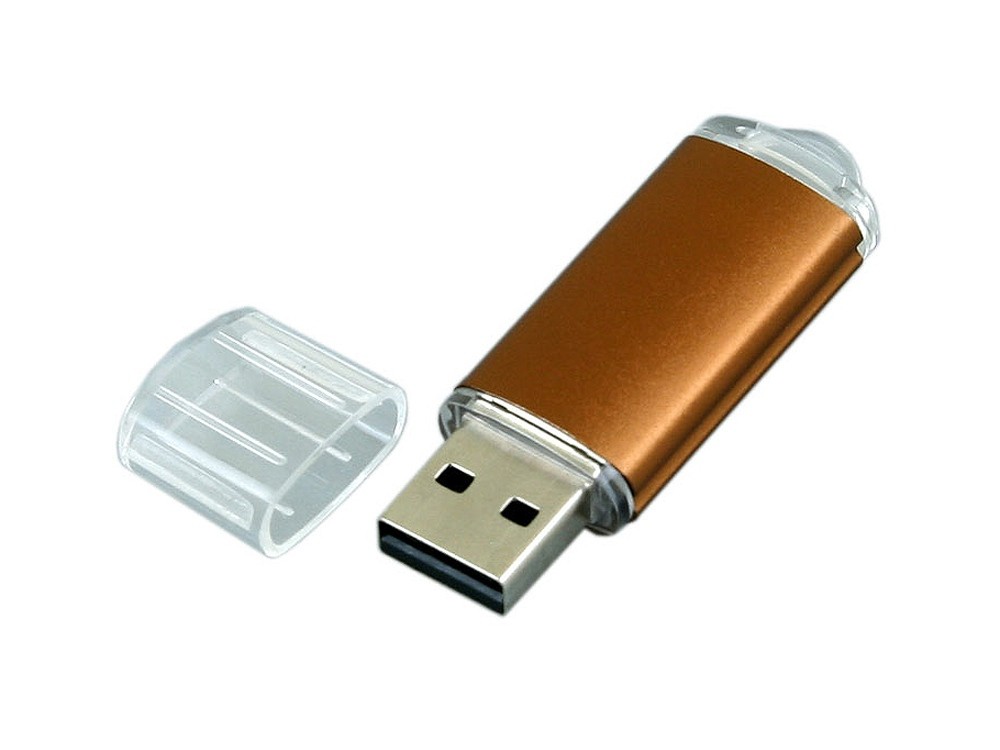 USB 2.0- флешка на 64 Гб с прозрачным колпачком - 2