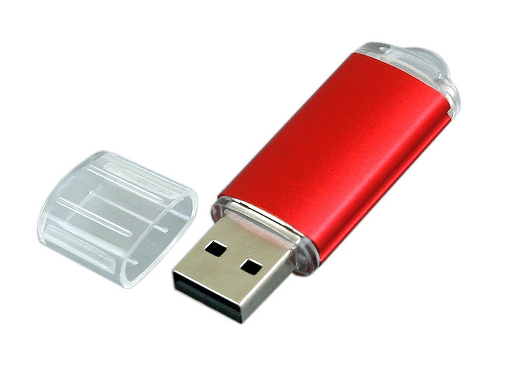 USB 2.0- флешка на 64 Гб с прозрачным колпачком - 2