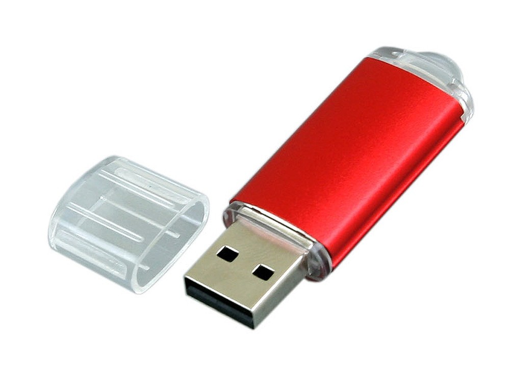 USB 2.0- флешка на 32 Гб с прозрачным колпачком - 2