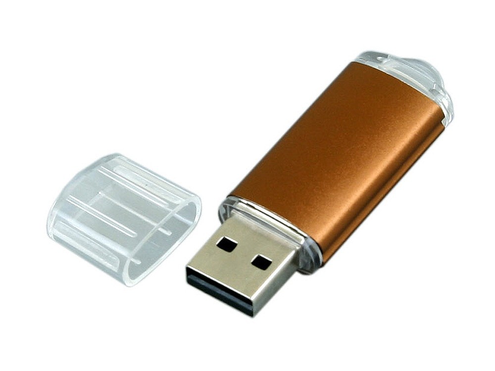 USB 2.0- флешка на 32 Гб с прозрачным колпачком - 2