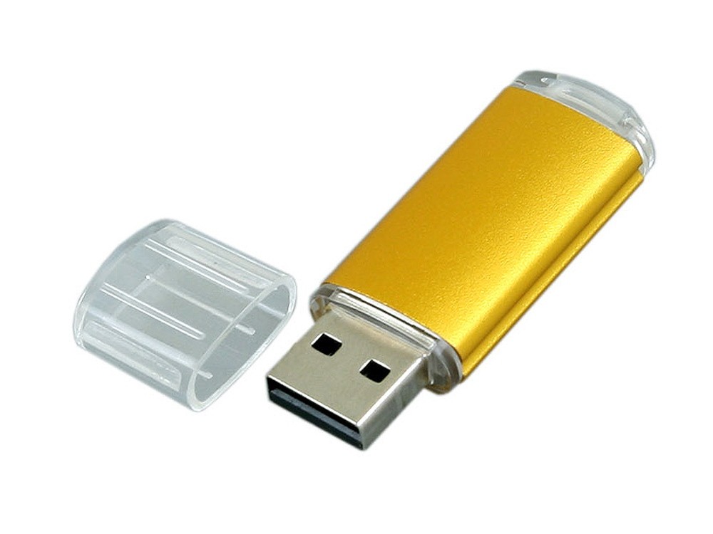 USB 2.0- флешка на 64 Гб с прозрачным колпачком - 2