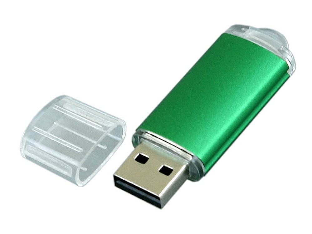 USB 2.0- флешка на 64 Гб с прозрачным колпачком - 2