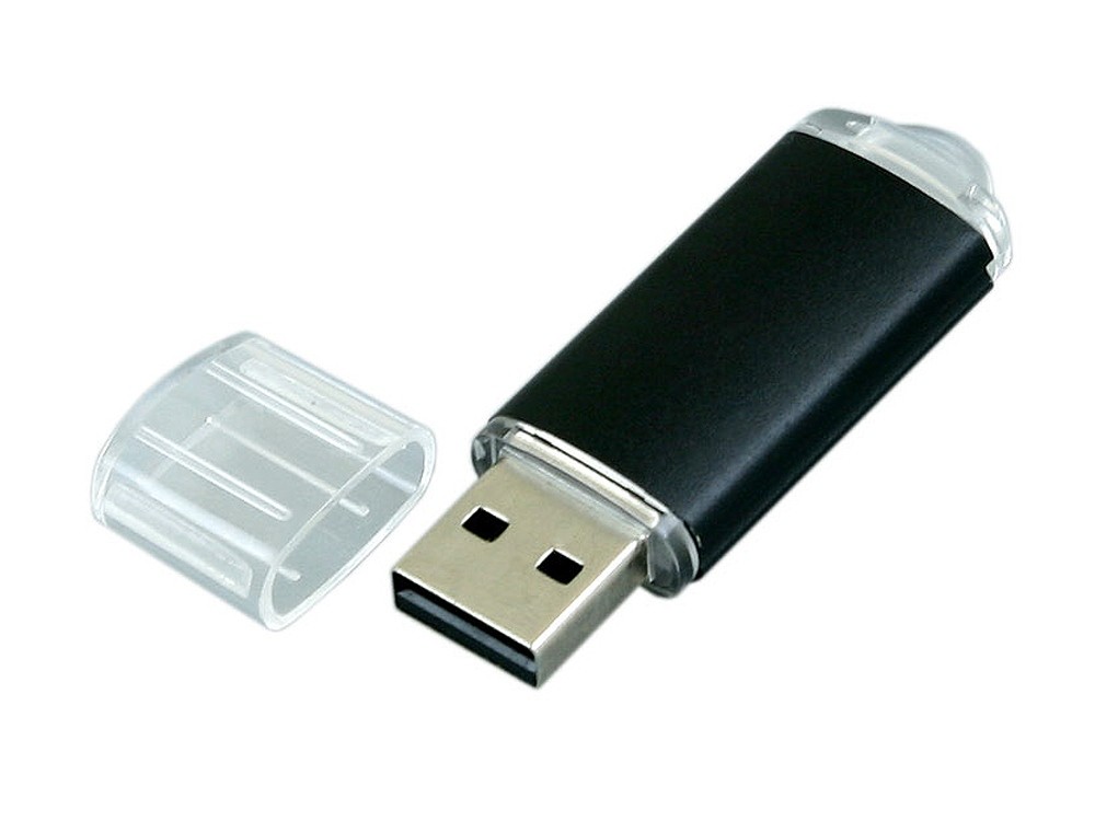 USB 2.0- флешка на 64 Гб с прозрачным колпачком - 2